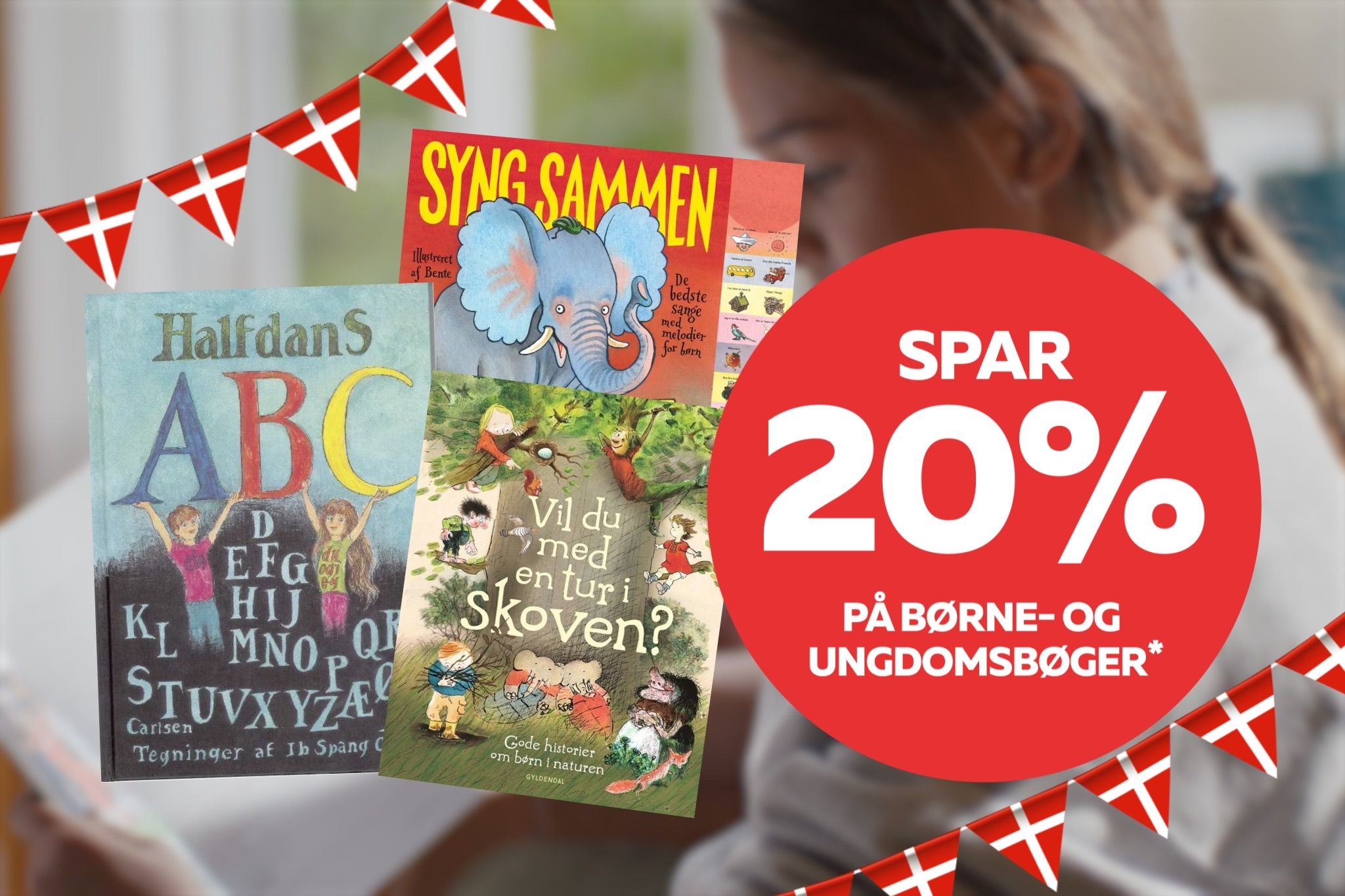20% på børn og unge bøger