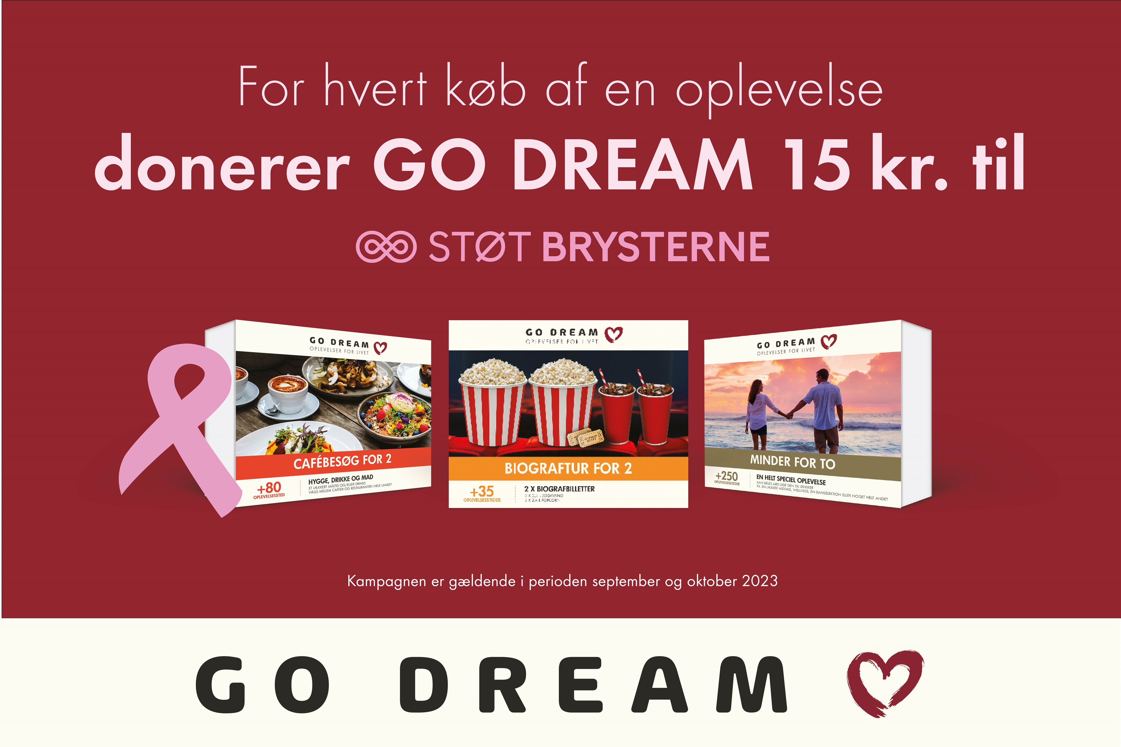 Go dream donerer Go Dream 15 kr