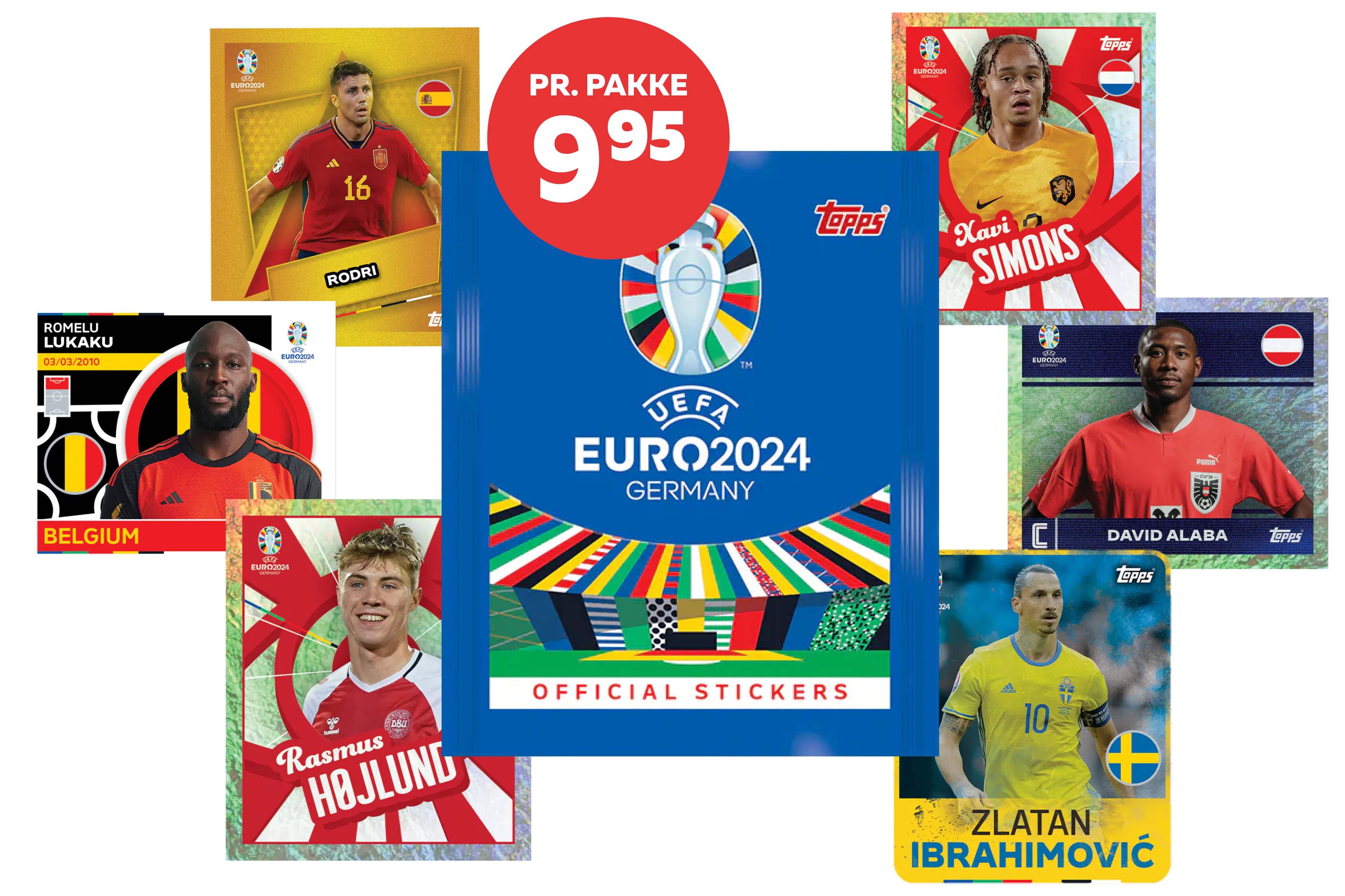 EURO2024 Match Attax og stickers spots