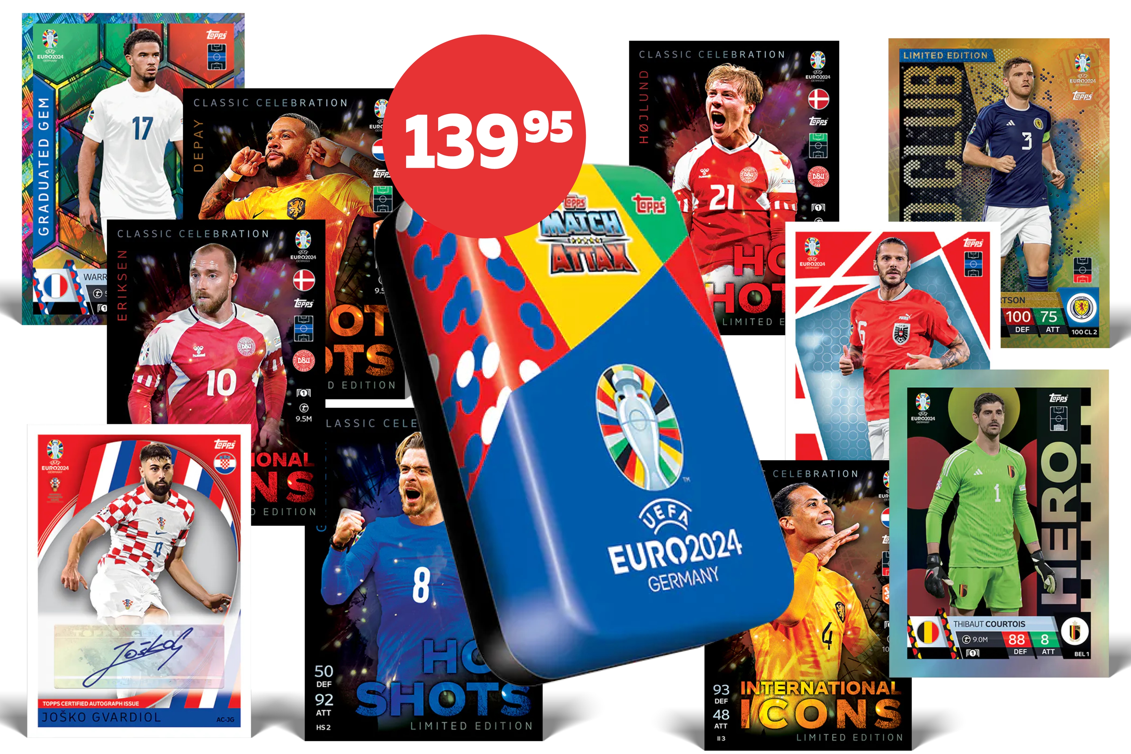 EURO2024 Match Attax og stickers spots2