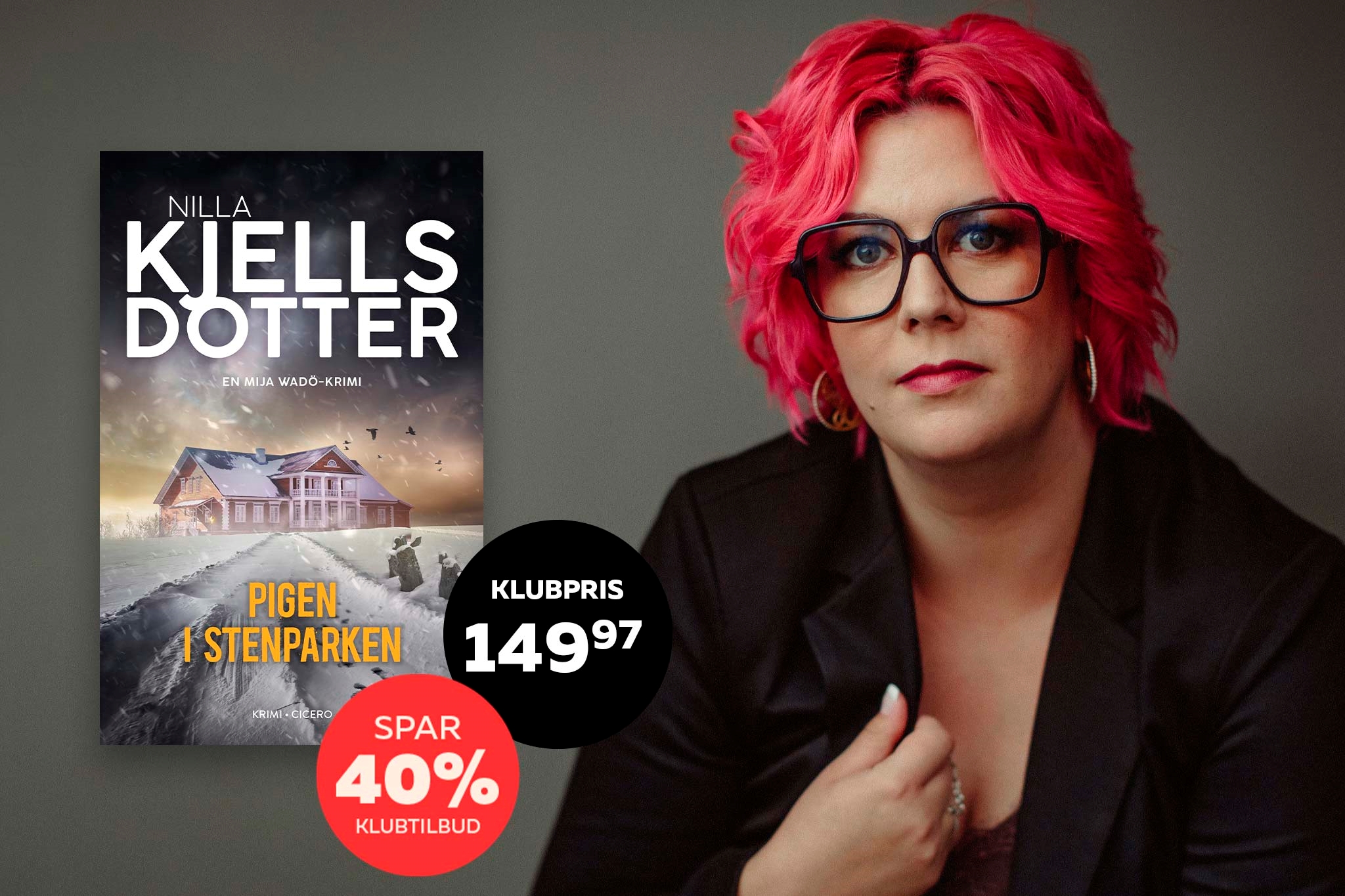 Klubtilbud spar 40% på Pigen i Stenparken af Nilla Kjellsdotter