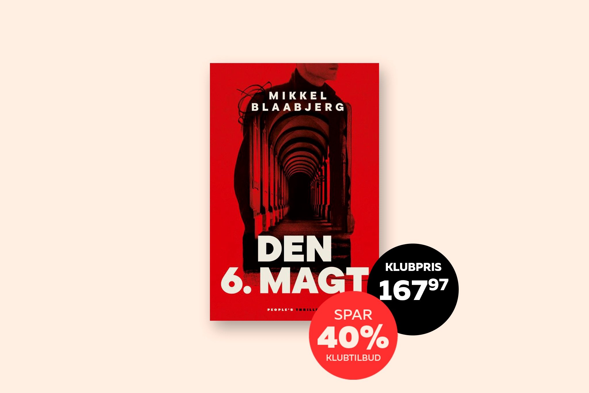 Klubtilbud spar 40% på den 6. magt