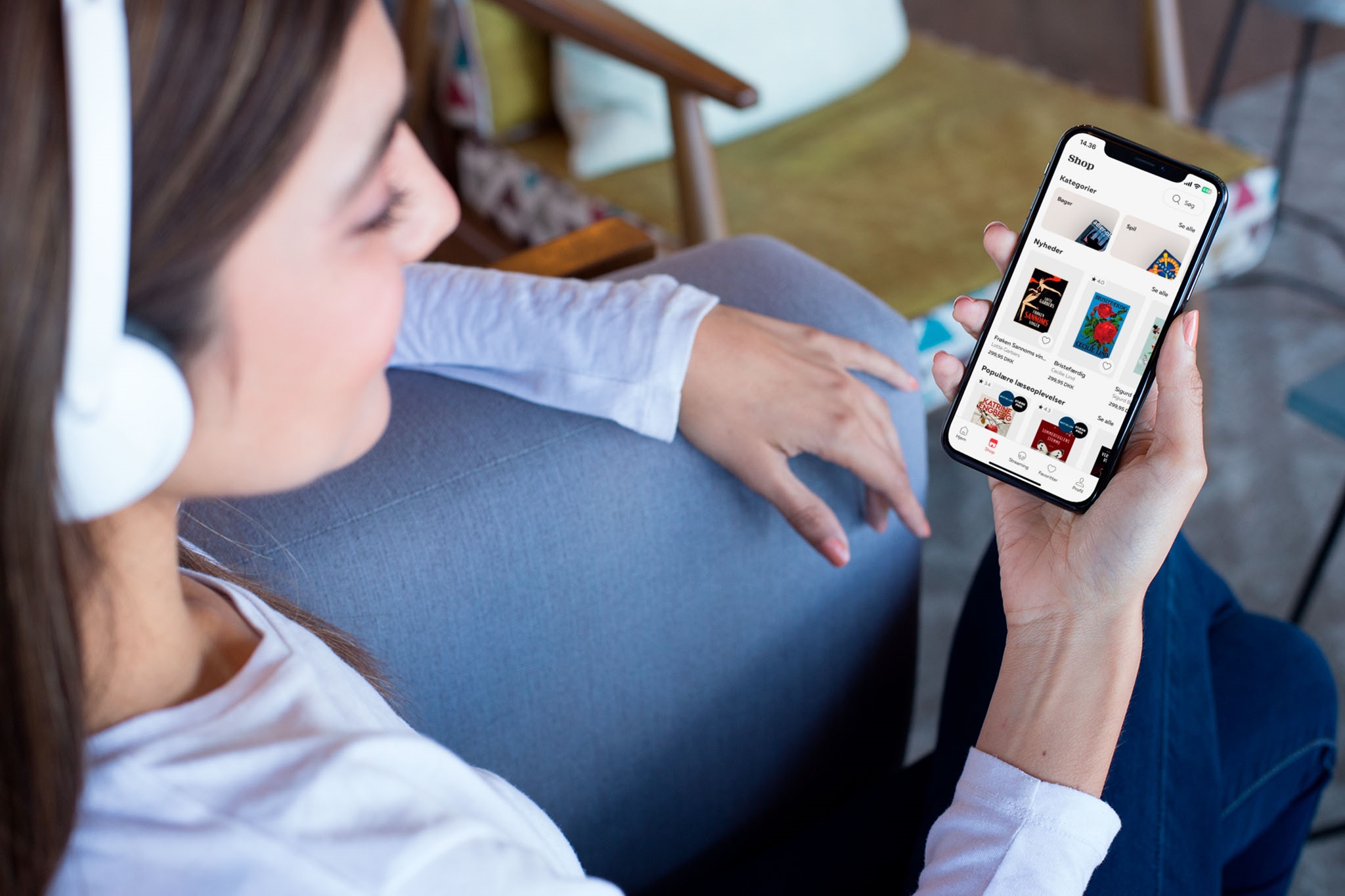 Shop direkte i appen - streaming